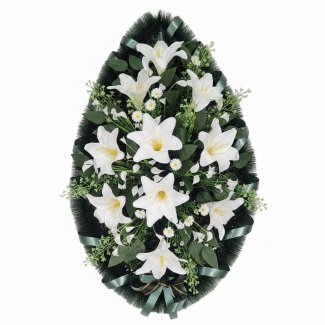 Венки с искусственными цветами